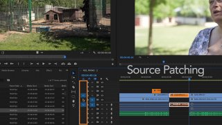 Source Window - itt tudjuk a nyersanyagot kezelni, átnézni, kiválasztani 4.3 Forrás ablak