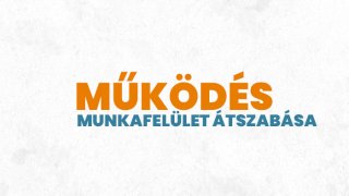 4. Munkafelület átszabása